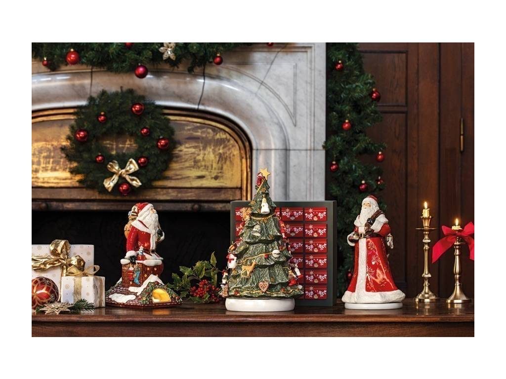 Homedesignshop.sk - Christmas Toys Memory svietnik / hrajúci Santa na  streche, 32 cm, Villeroy & Boch - VILLEROY & BOCH - Vianočné svietniky -  Vianoce - Eshop s interiérovými doplnkami