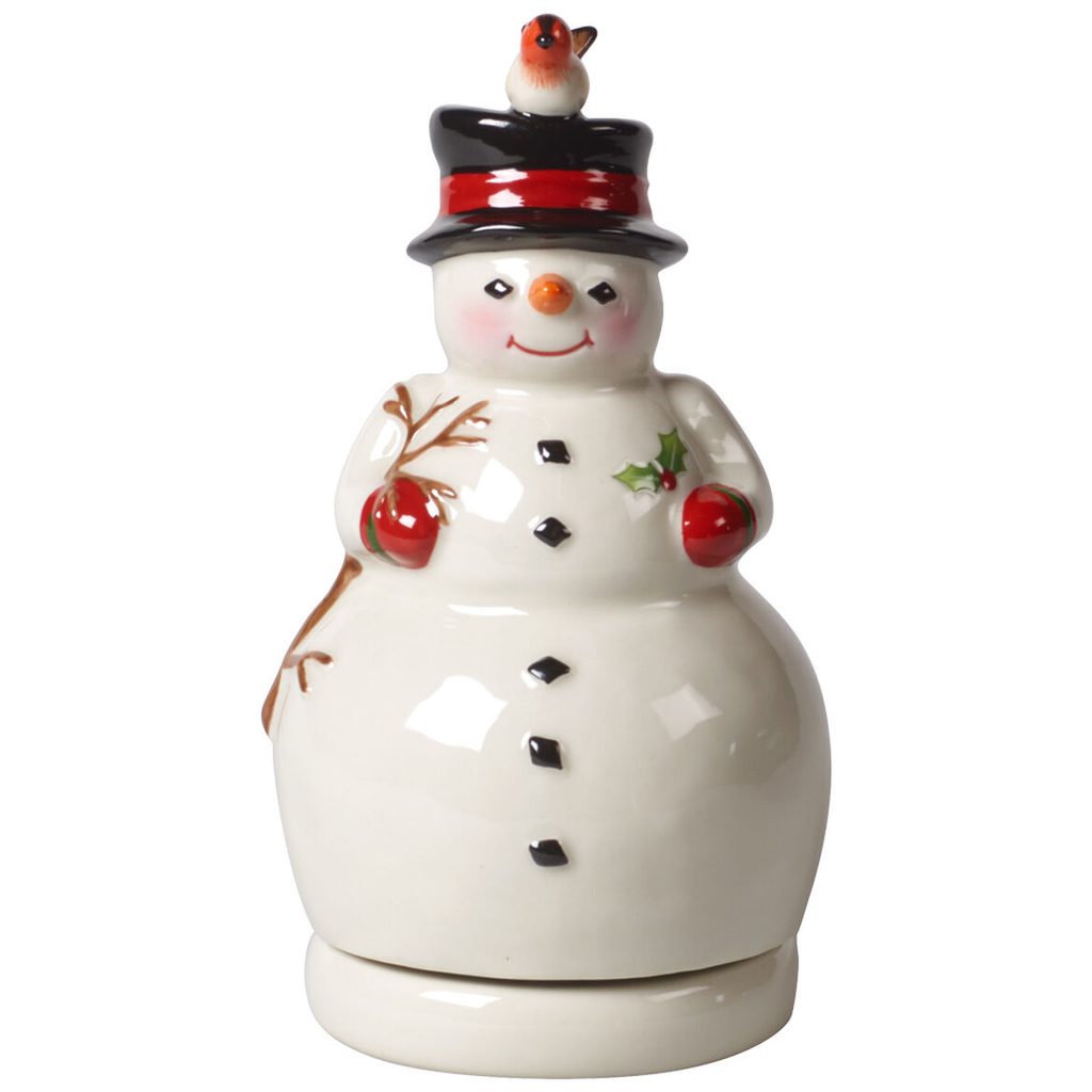 Homedesignshop.sk - Nostalgic Melody otáčajúce sa snehuliak s hracím  mechanizmom, 15 cm, Villeroy & Boch - VILLEROY & BOCH - Vianočné dekorácie  - Vianoce - Eshop s interiérovými doplnkami