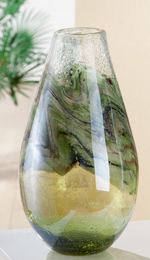 Homedesignshop.cz - Skleněná váza Florenz - GILDE - Vázy a mísy - Bytové  doplňky - Eshop s interierovými doplňky