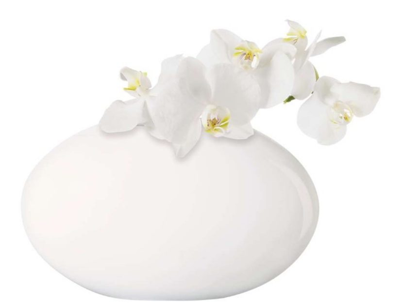 Váza ORBIT bílá, 17x6x10cm - ASA Selection - Vázy a mísy - Bytové doplňky -  Eshop s interierovými doplňky - Homedesignshop.cz