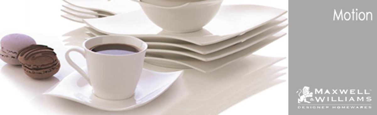 Homedesignshop.cz - Šálek a podšálek espresso Motion 110ml, Maxwell &  Williams - MAXWELLl & WILLIAMS - Šálky a hrnky na kávu - Káva a čaj - Eshop  s interierovými doplňky