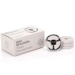 Max Benjamin - Dárková sada vůně do auta White Pomegranete + 4ks náplně