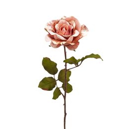 Umelé kvety šípová ruža ružová, 61 cm