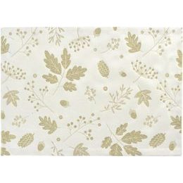 Vianočné prestieranie Piante 35x50 cm bielo-zlaté, Sander