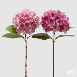 Umělá květina hortenzie růžová 1ks, 60cm