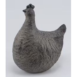 Velikonoční dekorace slepice šedá/hnědá, 45x27x59 cm