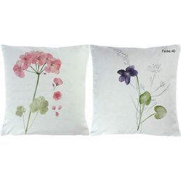 Potah na polštář Suzanne 45x45cm růžová-fialová, Sander