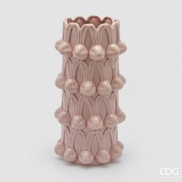 Keramická váza Easter Rabbit růžová, 32x16 cm