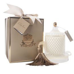 Côte Noire - Large Art Deco sviečka Cream & Gold, Blonde Vanilla