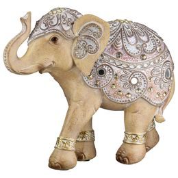 Dekorace figura slon Elody hnědý, 7x19x15 cm