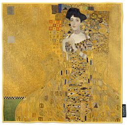 Hedvábná šála Adele Bloch 40x160cm, Gustav Klimt