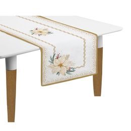 Vánoční běhoun na stůl White Elegance 140x45 cm, Easy Life