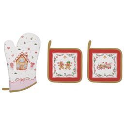 Vianočné rukavice 30x20 cm a chňapky 20x20cm Sweet Christmas, Easy Life