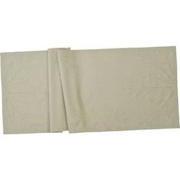 Vianočný behúň na stôl Flake béžový 50x150cm, Sander