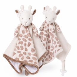 Plyšová žirafa muchláček Baby Lucy bílá/hnědá 1ks, 30cm