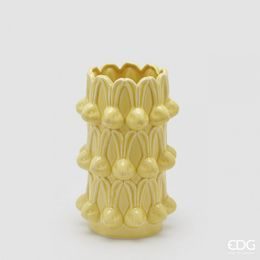 Keramická váza Easter Rabbit žlutá, 25x16 cm