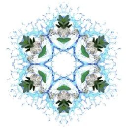 Maison Berger Paris - Dárková sada: Katalytická lampa Corali zelená + Nebeská voda, 250 ml