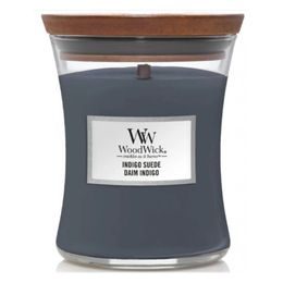 WoodWick - Indigo Suede, váza střední 275 g