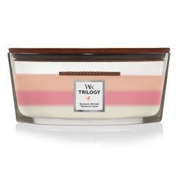 WoodWick - Trilogy Blooming Orchard sviečka loďka, 453,6 g