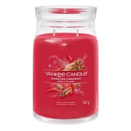 Yankee Candle - Signature vonná svíčka Sparkling Cinnamon , 567g