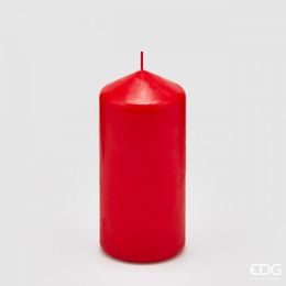 Sviečka červená, 15x6,8 cm
