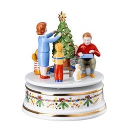 Vánoční hrací skříňka rodina Christmas Lights, Ø 15 cm, Rosenthal