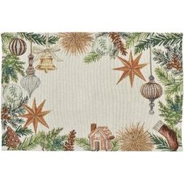Vianočné gobelínové prestieranie na stôl Xmas Decor 32x48cm, Sander