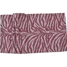 Běhoun na stůl Kibo zebra starorůžový 50x140 cm, Sander