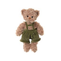 Plyšový medvedík Alfred v zelených šortkách, 35 cm