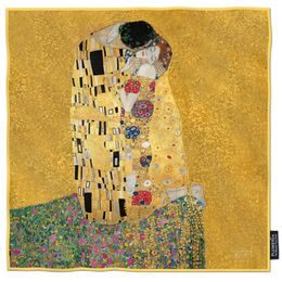 Hedvábný šátek Garden wiht Sunflowers 90x90cm, Gustav Klimt
