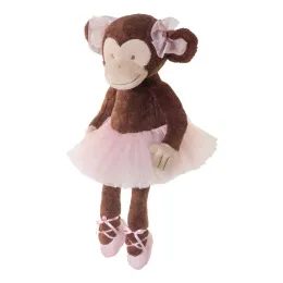 Plyšová opička baletka Missy hnědá, 50 cm