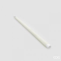 Dlhá dotyková sviečka s LED osvetlením biela 2ks, 25×2,2 cm