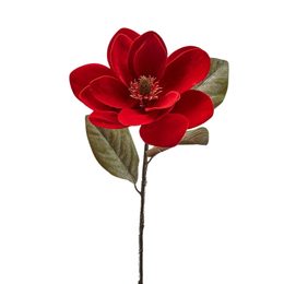 Umelá kvetina magnólia červená, 71 cm