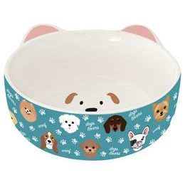 Porcelánová miska pre psov 15,5 cm Dogs Family v darčekovej krabici, Easy Life