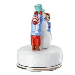 Vánoční porcelánová ozdoba mini koule, Herní dýchánek, Vánoční radovánky 2025, 5 cm, Rosenthal