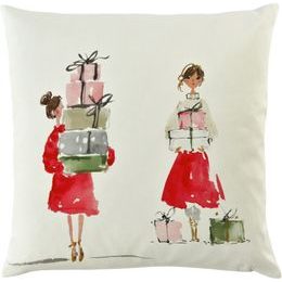 Vianočná obliečka na vankúš Xmas Shopping 45x45 cm, Sander