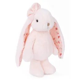 Plyšový zajíček Cuddly Kanina Floral růžový, 40 cm