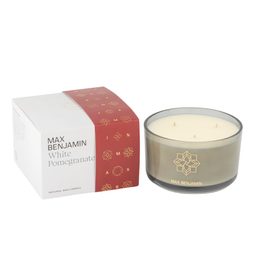 Max Benjamin - Vonná svíčka White Pomegranate 3 knoty 560g