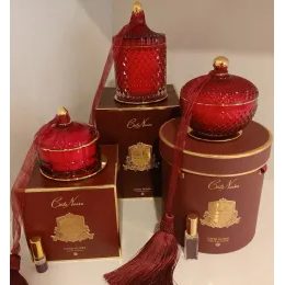 Côte Noire - Round Art Deco sviečka White & Gold, Čaj z kvetov jazmínu