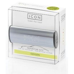 Millefiori Milano - ICON vôňa do auta Oxygen, strieborná lesk