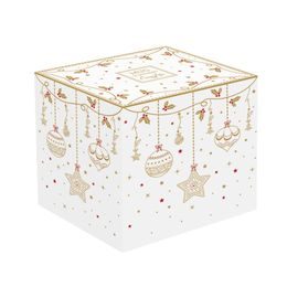 Vianočná hrnček na čaj pre babičku/dedka 1ks, 12x10 cm