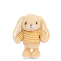 Plyšový zajíček v triku Bouncy Bunny žlutý, 15 cm