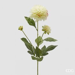 Umelý kvet dahlia žltá, 70 cm