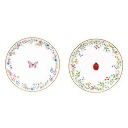 Porcelánová sada talířů 2ks Fancy Garden 16 cm, Easy Life