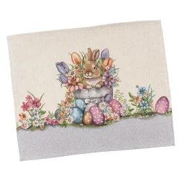 Velikonoční gobelínové prostírání na stůl Bunny, 33x49cm