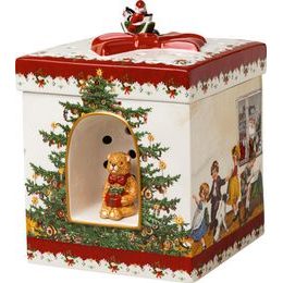 Vánoční dekorace Louskáček candy červený, 9x8x30 cm