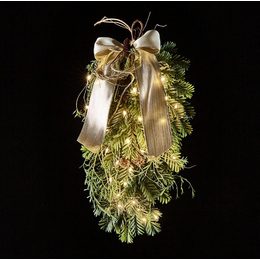 Vánoční LED osvětlení hvězda na provaze, 25x19 cm