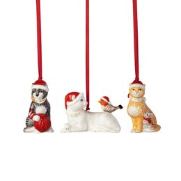 Nostalgic Ornaments vianočné závesné ozdoby mačky, 3 ks, Villeroy & Boch