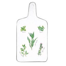 Porcelánové servírovací prkénko Herbarium 34,5x18 cm, Easy Life