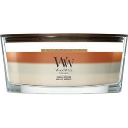 WoodWick - Trilogy Vanilla Embers, svíčka loď 453.6 g